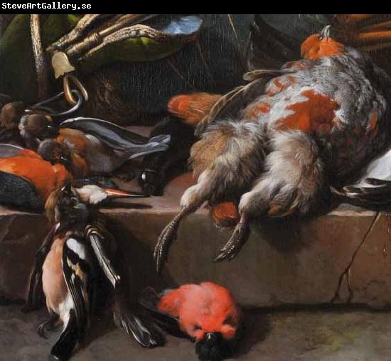 Melchior de Hondecoeter Still life with birds